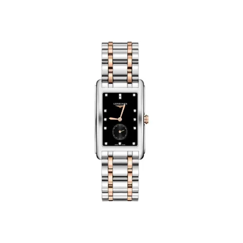 LONGINES Quartz Механизм Мужские Часы DolceVita Collection 25,8мм*42мм Черные