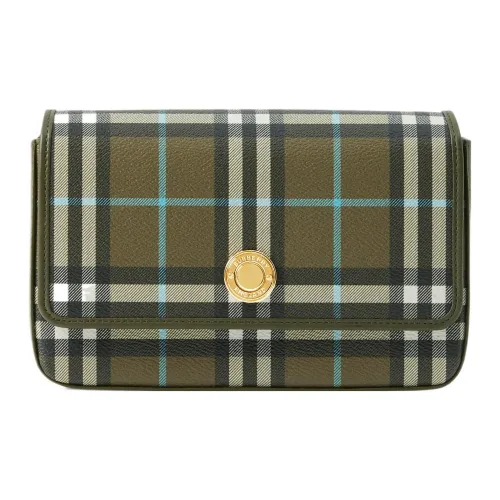 Burberry Сумка через плечо из телячьей кожи сумка на плечо женская оливково-зеленая