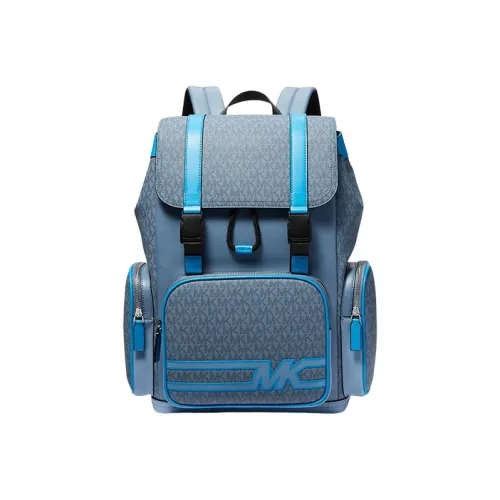 MICHAEL KORS Холст с искусственной кожей рюкзак мужской синий