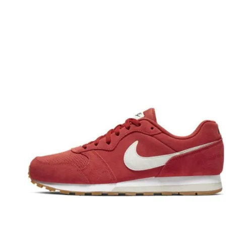 Nike MD Runner 2 Slip-Resistant Abrasion-Resistant Low-Top Беговые кроссовки Мужские Red