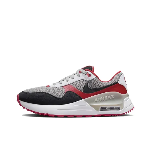 Nike Air Max SYSTM Low Топ Мужской Красный Белый Серый