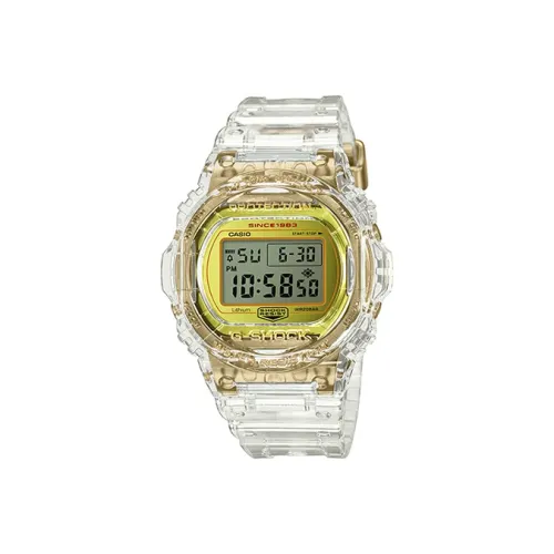 CASIO G SHOCK Collection 35-я годовщина Кварцевый механизм Часы Мужские Золотистый циферблат DW 5735E 7