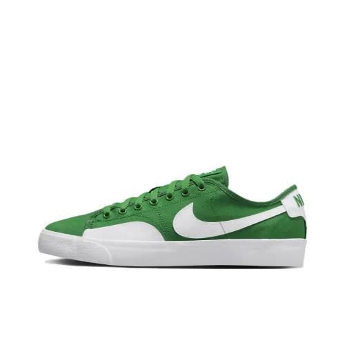 Nike Blazer Court Slip-Resistant Low Top Скейтборд Кроссовки Мужские Зеленые