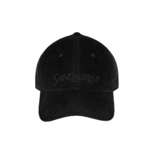 SAINT LAURENT Хлопок Бейсболки Мужские Черные