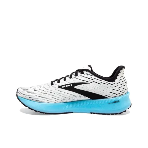 Brooks Hyperion Tempo Slip-Resistant Abrasion-Resistant Lightweight Low-Top Running Shoes Men's White Blue Брэндс Брукс Hyperion Tempo противоскользящие устойчивые к истиранию легкие низкий верх беговые кроссовки мужские белый синий