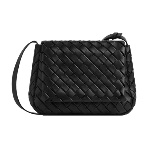 Bottega Veneta Sheepskin Сумка через плечо Маленькая Мужская Черная