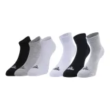 Черные, белые и серые низкие носки, упаковка из 3 пар + черные, белые и серые высокие носки, упаковка из 3 пар.