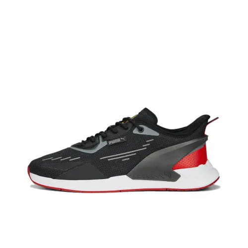 PUMA Scuderia Ferrari IONSpeed 2 Low Топ Повседневная обувь Мужская Черный Красный