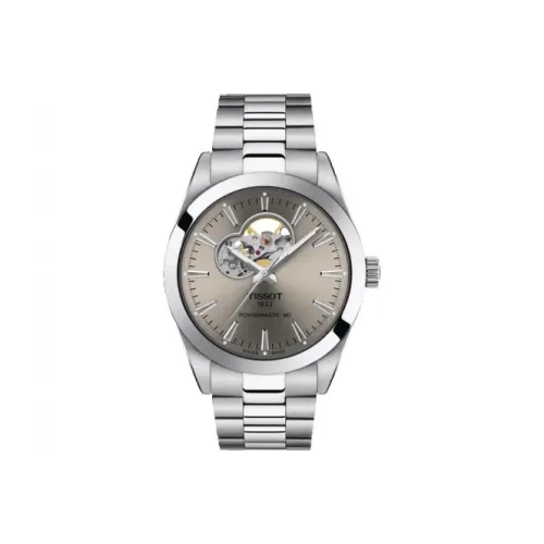 TISSOT Автоматический Механический Механизм Мужские Часы Windy Collection 40 мм Серый