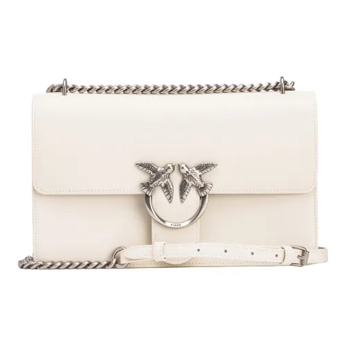 PINKO Love Bag Кожа Swallow Сумка Сумка через плечо Женская Белая