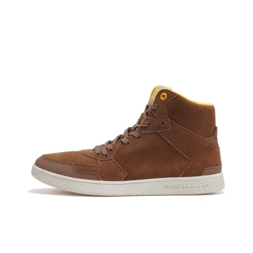 CAT Pause Sport MID SS23 Устойчивая к истиранию Высокая Уличная Обувь Унисекс Коричневый