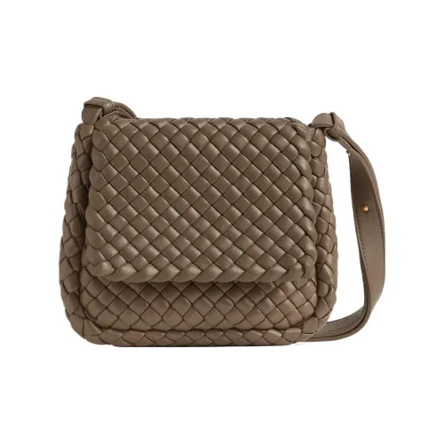 Bottega Veneta Овчина Сумка через плечо Сумка на плечо Женская Тауповый Серый