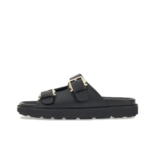 Ferragamo Слипоны Женские Черные