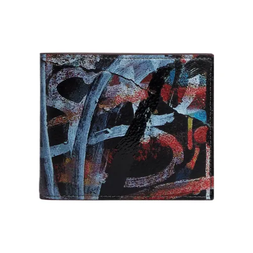 COACH Мята+SERF Коллаборация 3 IN 1 Кошелек из галечной кожи для монет кошелек кошелек женский черный