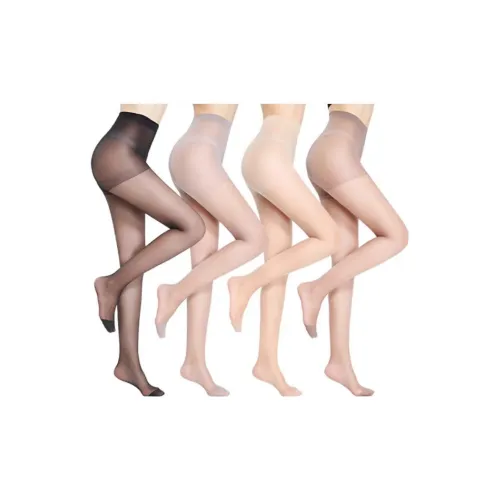 LANZA 4 шт Кожа + Кофе + Черный + Серый Женские Колготки