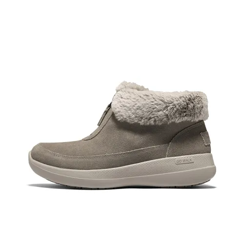 Skechers Go Walk Arch Fit AGO Walk Arch Fit Boot Короткий MID Голень Сноубутсы Женские Темный серо-коричневый Умбра