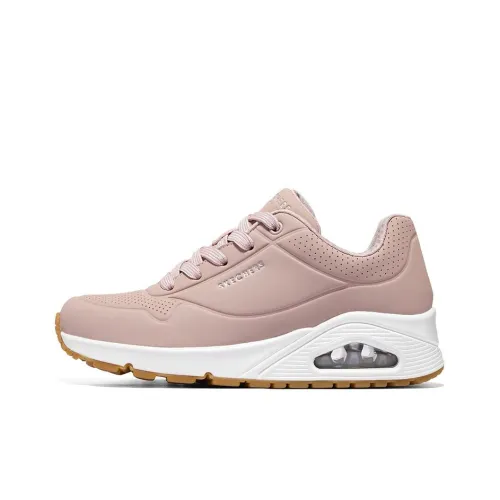 Skechers Uno SKECHER STREET Uno Milk Tea Butterfly Low Top Casual Women's Nude Pink