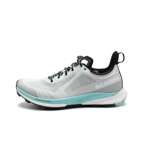 SCARPA Беговые кроссовки Низкий верх Светло-серый и Островной синий Женские