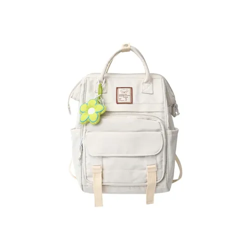 JANE KLAIN Рюкзак из синтетической кожи большой женский черный белый