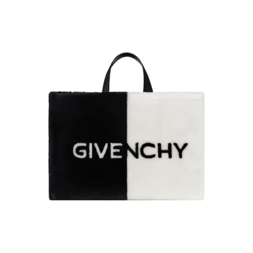 GIVENCHY Кожа Тоут Сумка Сумка для покупок Сумка через плечо Сумка среднего размера Женская Черная Белая
