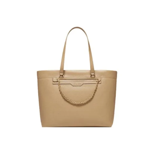 MICHAEL KORS Slater Коровья кожа Тоут Сумка Сумка для покупок Сумка на плечо Сумка Большая Женская CAMEL