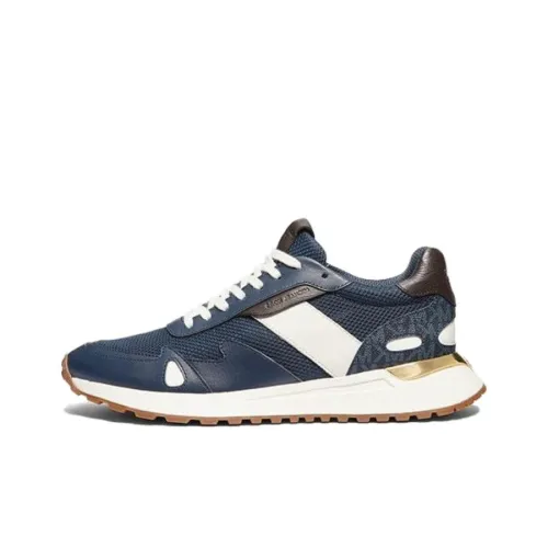 MICHAEL KORS Miles Дышащий Низкий Топ Повседневная Обувь Мужская Синие Белые