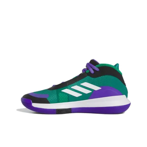 Adidas Bounce Legends Slip-Resistant Низкие Баскетбольные Кроссовки Унисекс Зеленые