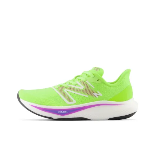 New Balance Rebel V3 Устойчивые к истиранию низкие беговые кроссовки женские зеленые