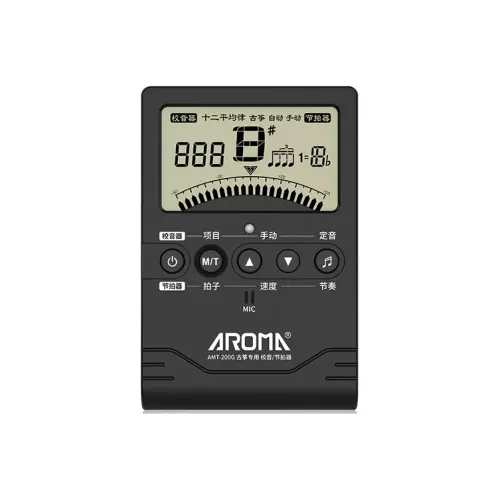 AROMA AMT 200G Multiple Музыкальные Инструменты Все Многофункциональный Настройщик Эффект + Метроном Эффект