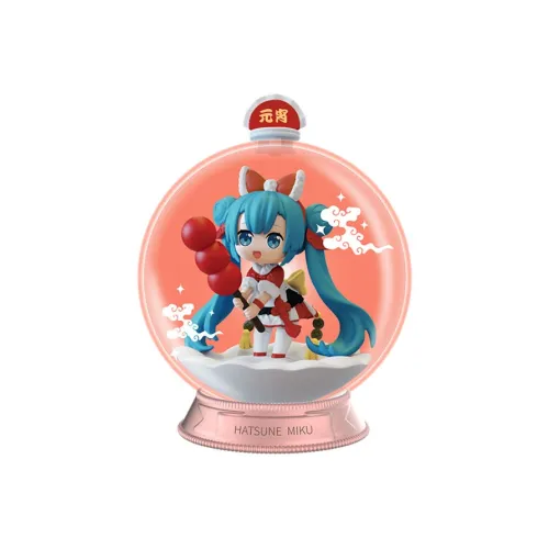 LIOH TOY Hatsune Miku Кристальный Шар OF INITIAL Wish Blind Box Single Mystery Box Full Box 8 Pack