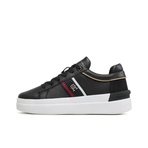 Tommy Hilfiger Низкие Кроссовки для Скейтбординга Женские Черные