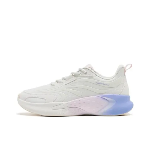 QIAODAN Slip-resistant Low Top Беговые кроссовки Женские Birch White Frost Pink