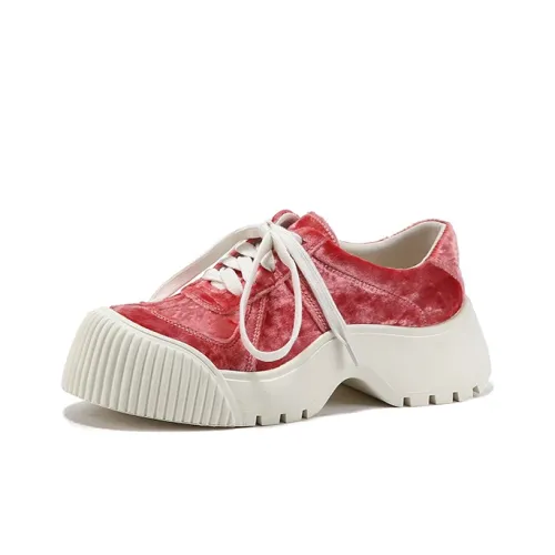 SELAIYA Низкий топ массивные кроссовки 4,5 см женские