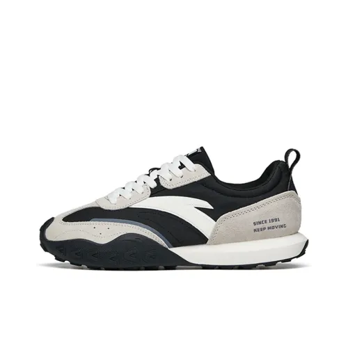 ANTA Низкий Топ Casual Мужской Черный Серый Белый