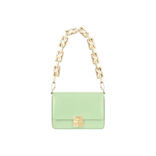 Givenchy 4G Коровья кожа Сумка через плечо Женская Светло-желтая Зеленая