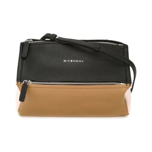 Givenchy Сумка через плечо из козьей кожи женская черная коричневая