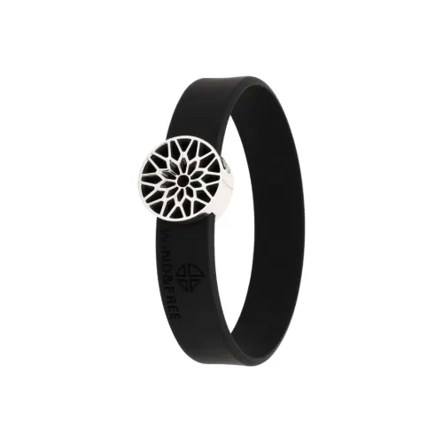 TUBAOSHU 925 стерлинговое серебро силиконовые браслеты мужской