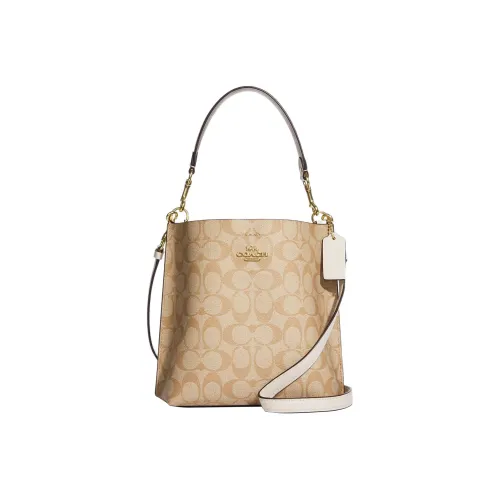 COACH Mollie Искусственная кожа Плечевая сумка Стандартная Женская Хаки