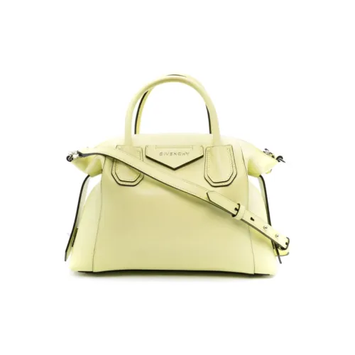 GIVENCHY Antigona Телячья кожа Сумка Маленькая Женская Светло-желтая