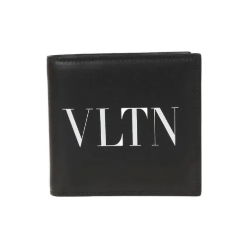 Valentino Натуральная кожа Кошелек для монет Мужской Черный