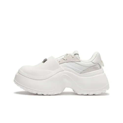 Подкладка Project* противоскользящий низкий топ повседневная обувь женская Туманно-белый