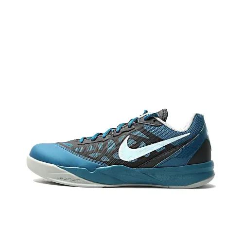 Nike Zoom Attero 2 Slip-resistant Abrasion-resistant Low-top Баскетбольные кроссовки Мужские Blue