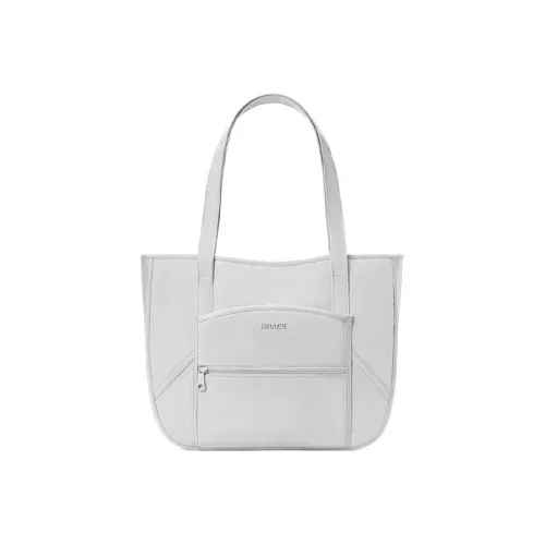 MR.ACE HOMME Полиэстер Тоут Сумка Сумка для покупок Ноутбук Сумка Сумка Сумка через плечо Женская Серо-белая с рисунком