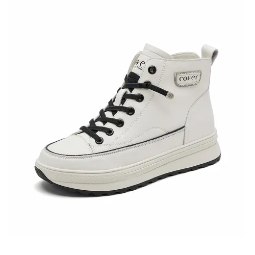 COVER Slip-resistant Abrasion-resistant High Top Скейтборд Кроссовки 3,7 см Женские
