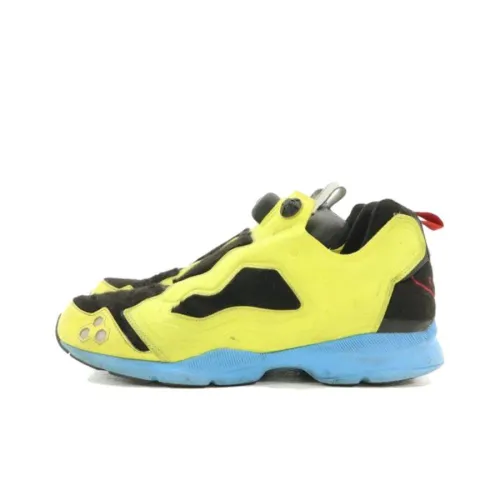 REEBOK Versa Pump Fury Водонепроницаемый Низкий Топ Повседневная Обувь Унисекс Желтый