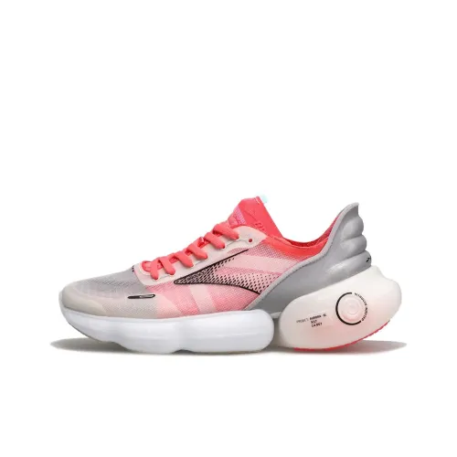 AURORA x Brooks Устойчивые к истиранию амортизаторы низкого профиля для активного отдыха фиолетовые фиолетовые женские белые розовые