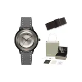 Серый стальной браслет набор