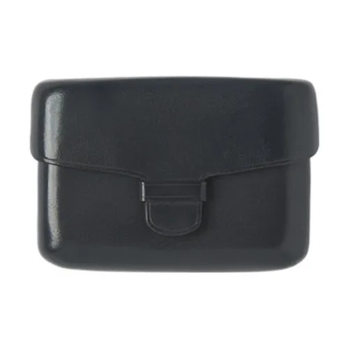 Lemaire Коровья кожа Держатель для карт Унисекс Черный