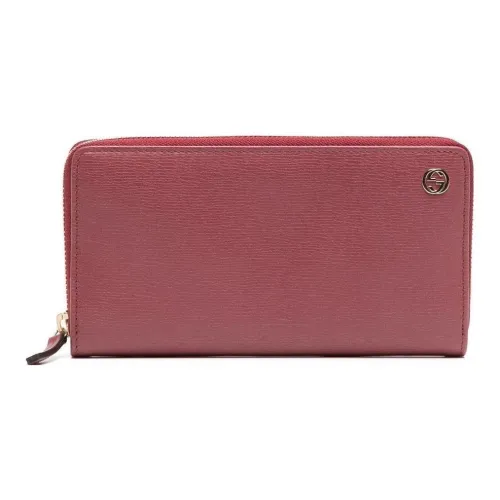 GUCCI Кожа Кошелек Женские Красный