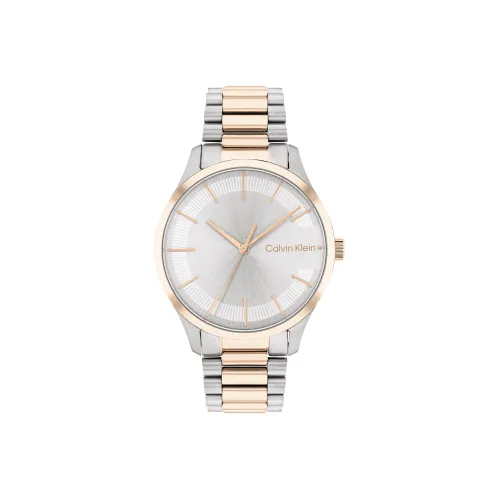 Calvin Klein ICONIC Women's Watch Кварцевый механизм ремешок из нержавеющей стали 35 мм серебристый циферблат